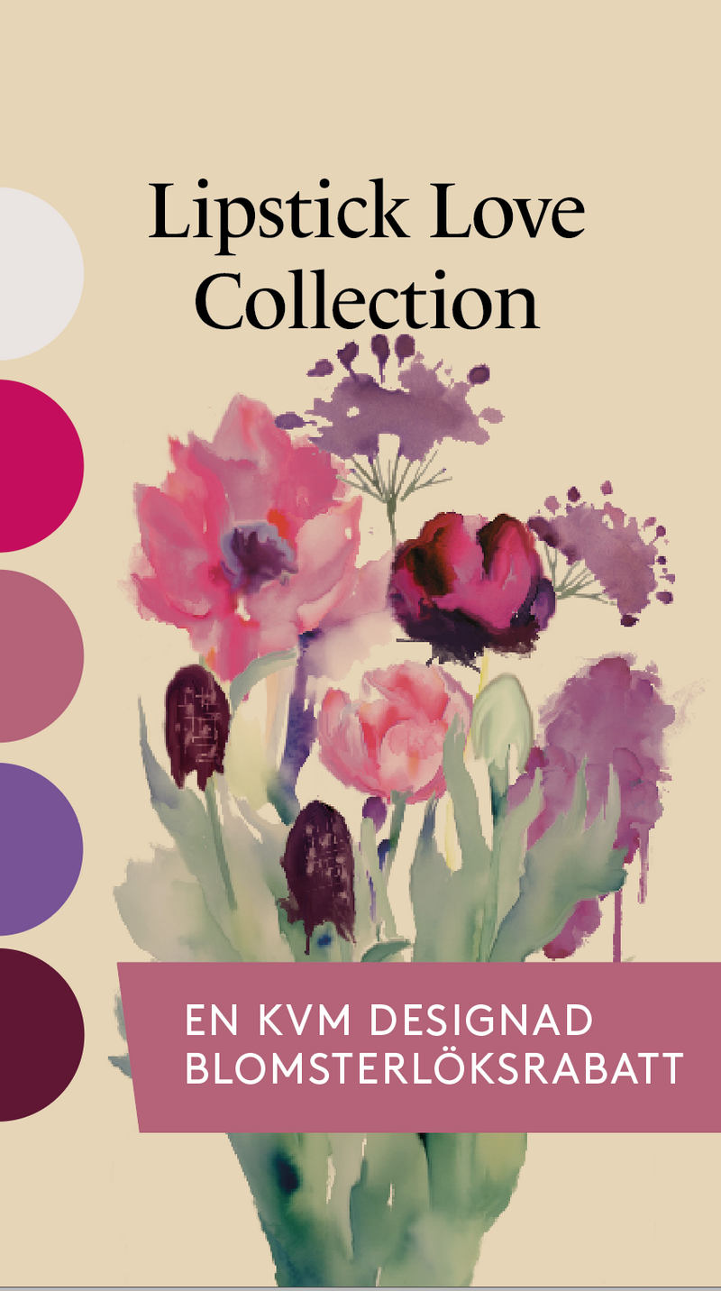 Lipstick Love Collection - designad blomsterlöksrabatt