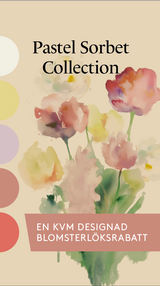 Pastel Sorbet Collection - designad blomsterlöksrabatt